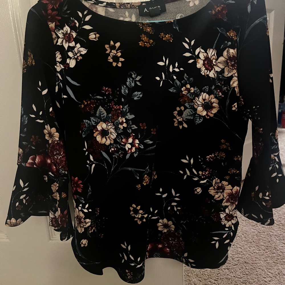 Amy Byer Woman’s Floral Blouse